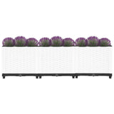 Raised Bed 120x40x38 cm Polypropylene - Side View