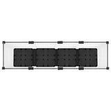 Raised Bed 160x40x38 cm Polypropylene - Rear View