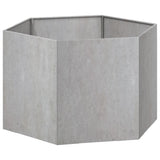 Planter Rusty 60x60x45 cm Corten Steel - Top-Down View
