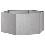 Planter Rusty 90x90x45 cm Corten Steel - Top-Down View