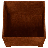 Planter with Legs Rusty 30x30x30 cm Corten Steel