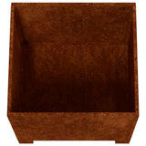 Planters with Legs 2 pcs Rusty 30x30x30 cm Corten Steel