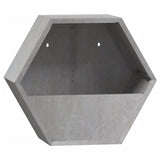 Wall Planters 2 pcs Rusty Corten Steel 30x10x25 cm - Top-Down View