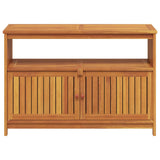 Garden Console Table 110x35x75 cm Solid Wood Acacia