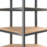 5-Layer Shelves 2 pcs Anthracite Steel&Engineered Wood - Extra Image