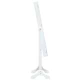 Free-Standing Mirror White 34x37x146 cm - Rear View