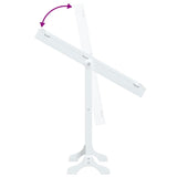 Free-Standing Mirror White 34x37x146 cm