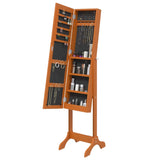 Free-Standing Mirror 34x37x146 cm - Top-Down View