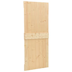 Door NARVIK 90 x 210 cm Solid Pine Wood (Untreated) Natural