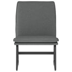Lounge Chair Dark Grey 52x75x76 cm Fabric