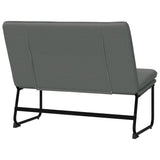 Bench Dark Grey 100x75x76 cm Fabric - 45-Degree Angle