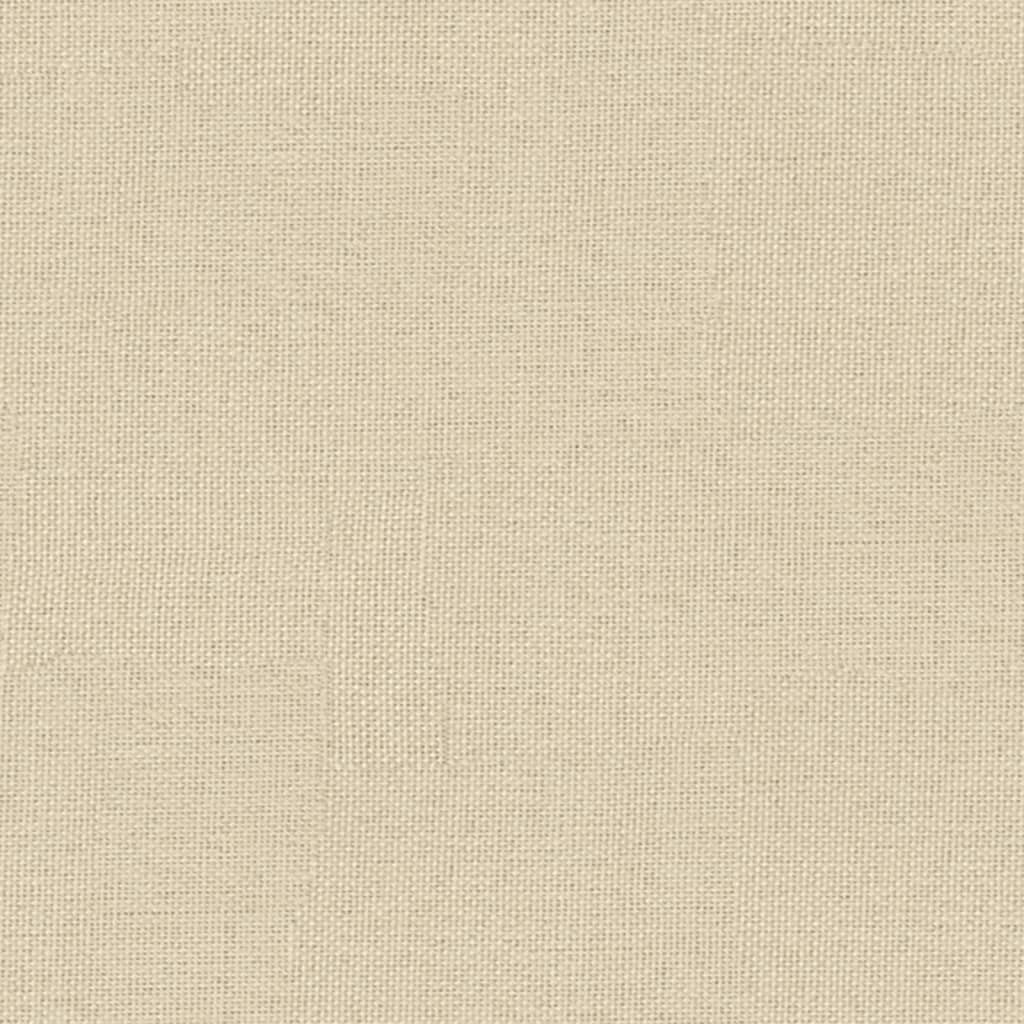 Bench Cream 100x75x76 cm Fabric
