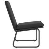 Lounge Chair Black 54x75x76 cm Faux Leather