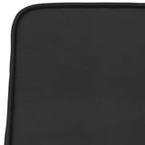 Lounge Chair Black 54x75x76 cm Faux Leather - Rear View