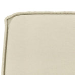Bench Cream 100x75x76 cm Faux Leather