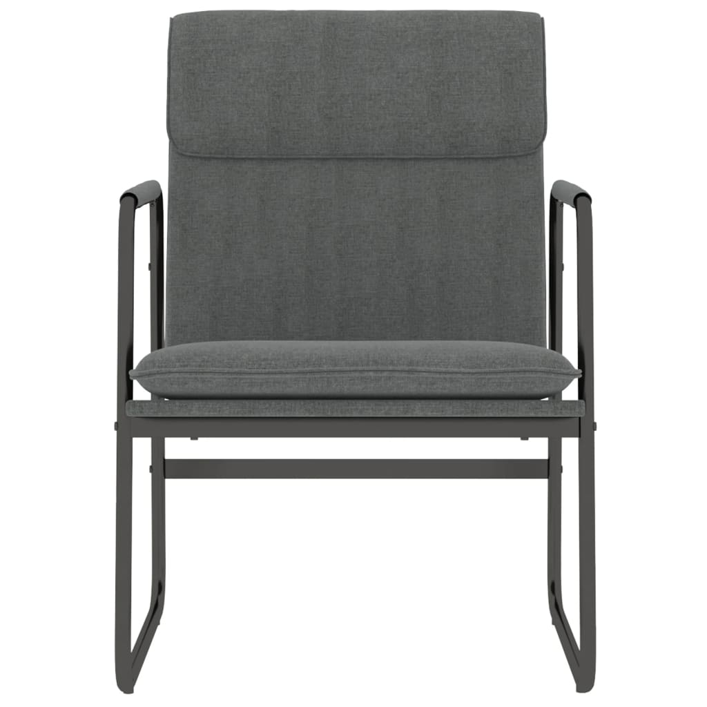 Lounge Chair Dark Grey 55x64x80 cm Fabric