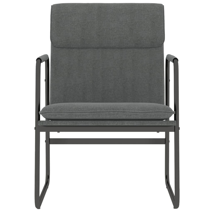 Lounge Chair Dark Grey 55x64x80 cm Fabric