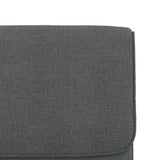 Lounge Chair Dark Grey 55x64x80 cm Fabric