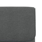 Lounge Chair Dark Grey 55x64x80 cm Fabric