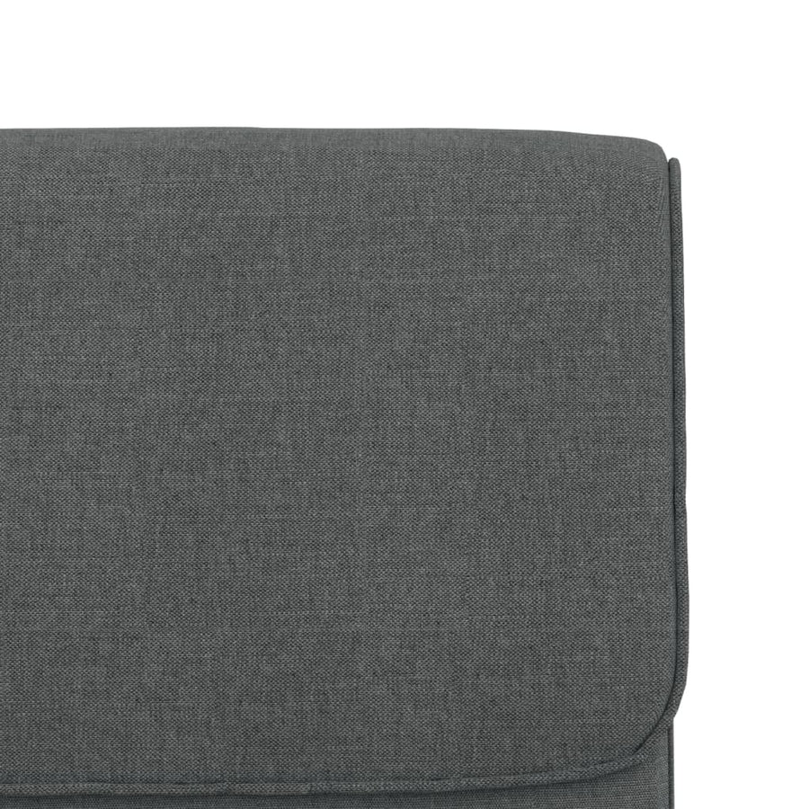 Lounge Chair Dark Grey 55x64x80 cm Fabric