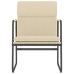 Lounge Chair Cream 55x64x80 cm Fabric