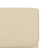 Lounge Chair Cream 55x64x80 cm Fabric