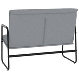 Bench Light Grey 100x64x80 cm Fabric - 45-Degree Angle
