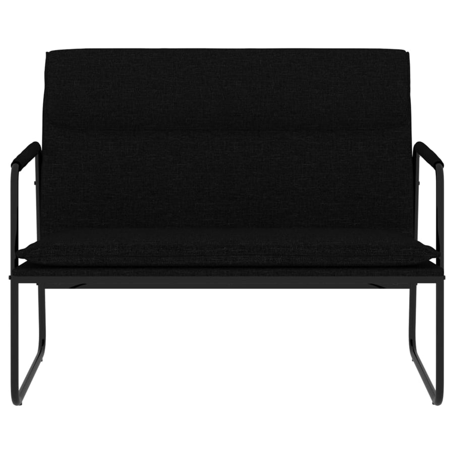 Bench Black 100x64x80 cm Fabric