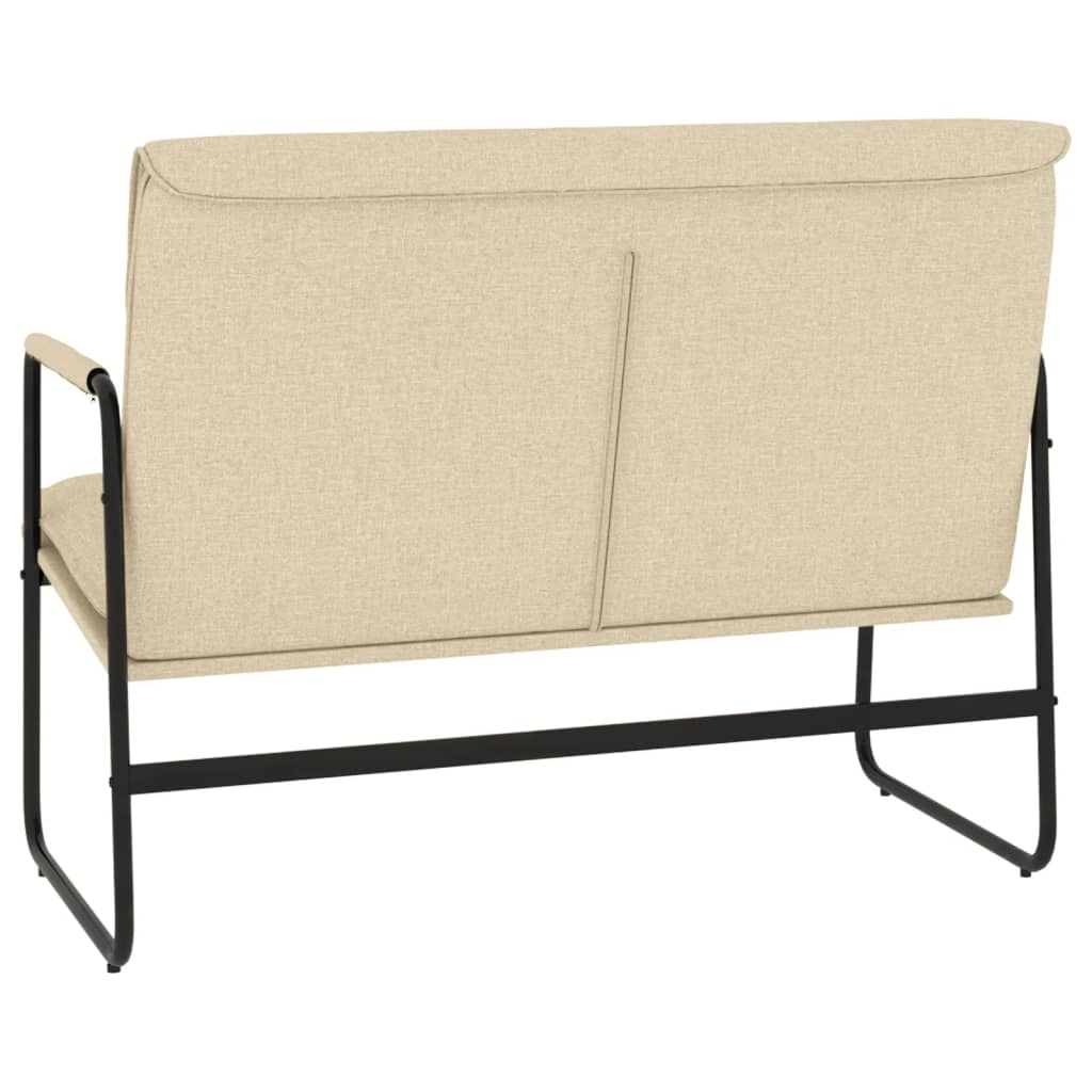 Bench Cream 100x64x80 cm Fabric