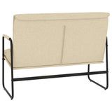 Bench Cream 100x64x80 cm Fabric