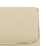 Bench Cream 100x64x80 cm Fabric