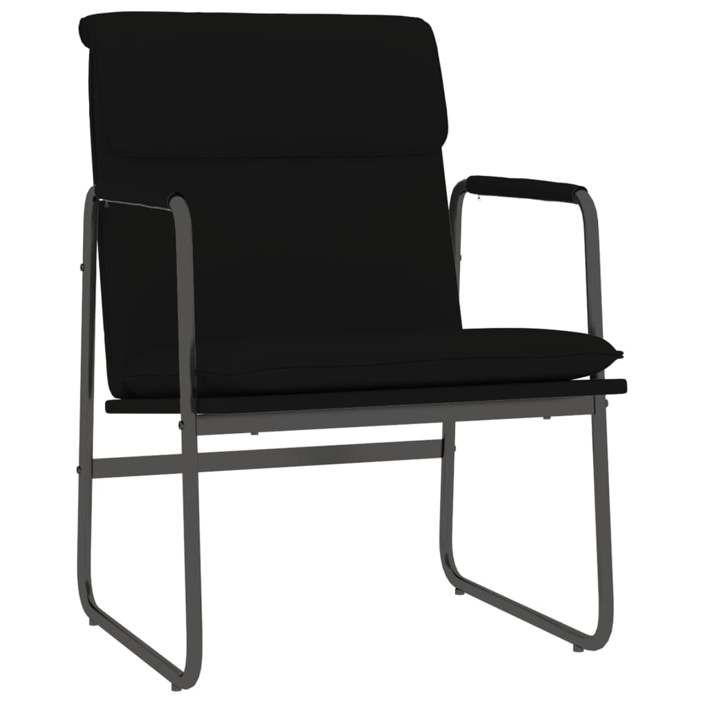 Lounge Chair Black 55x64x80 cm Faux Leather