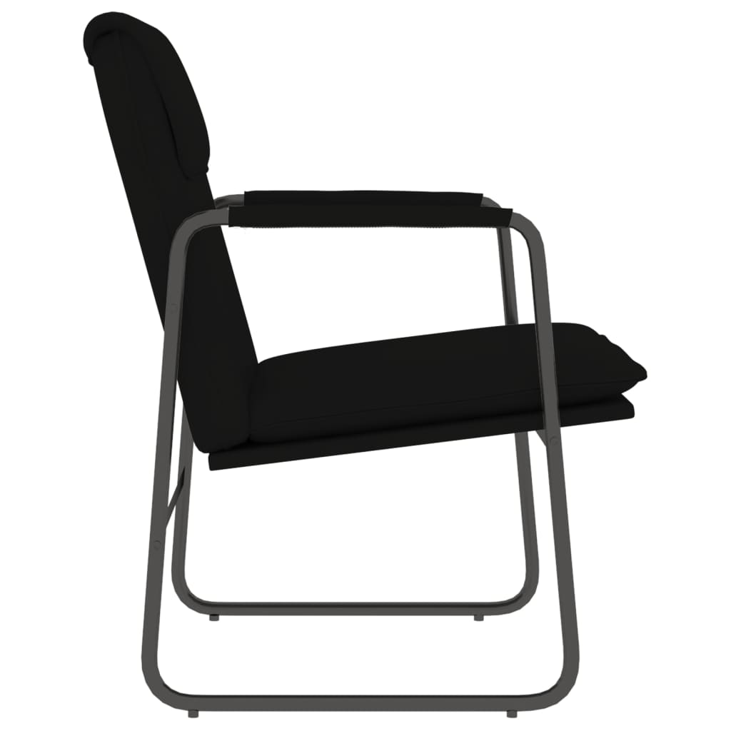 Lounge Chair Black 55x64x80 cm Faux Leather