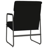 Lounge Chair Black 55x64x80 cm Faux Leather - 45-Degree Angle