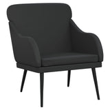 Armchair Black 63x76x80 cm Faux Leather