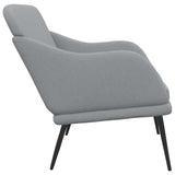 Bench Light Grey 110x76x80 cm Fabric - Top-Down View
