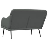Bench Dark Grey 110x76x80 cm Fabric - 45-Degree Angle