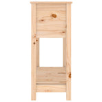 Planter with Shelf 111.5x34.5x81 cm Solid Wood Pine