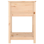 Planter with Shelf 54x54x81 cm Solid Wood Pine