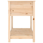 Planter with Shelf 111.5x54x81 cm Solid Wood Pine