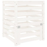 Composter White 63.5x63.5x77.5 cm Solid Wood Pine - Front View