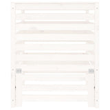 Composter White 82.5x82.5x99.5 cm Solid Wood Pine