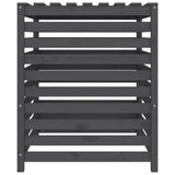 Composter Grey 82.5x82.5x99.5 cm Solid Wood Pine - Close-Up Angle