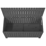 Garden Storage Box Grey 115x49x60 cm Solid Wood Pine