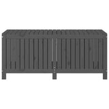 Garden Storage Box Grey 147x68x64 cm Solid Wood Pine