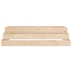Planter 110x110x27 cm Solid Wood Pine