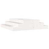 Planter White 110x110x27 cm Solid Wood Pine