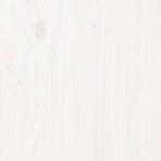 Planter White 110x110x27 cm Solid Wood Pine