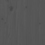 Planter Grey 78x78x27 cm Solid Wood Pine