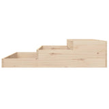 Planter 107x107x27 cm Solid Wood Pine - 45-Degree Angle